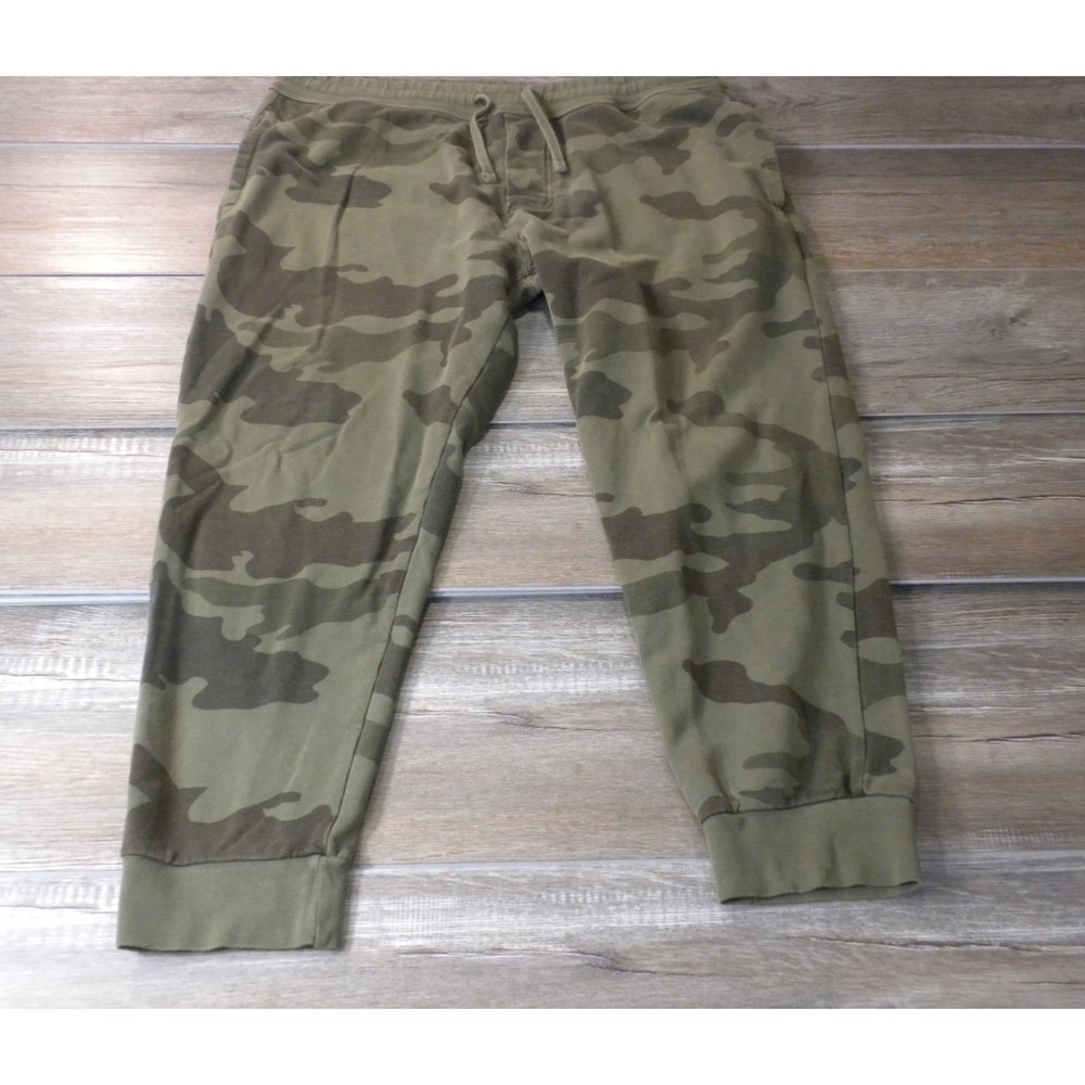 American Eagle Jogger Sweatpants Mens M Camo Fleece Athleisure Y2K Utility AE